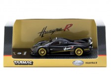 PAGANI Huayra R Matt Black Carbon Fiber - Tarmac Works Escala 1:64 (T64G-TL035-MBCF) 