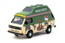 VOLKSWAGEN T3 Van Hello Kitty Camping - Tarmac Works Escala 1:64 (T64S-001-HK)