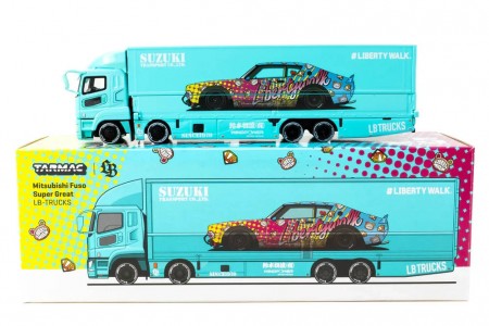 MITSUBISHI Fuso Super Great LB-Trucks - Tarmac Works Escala 1:64 (T64T-TL001-LBS)