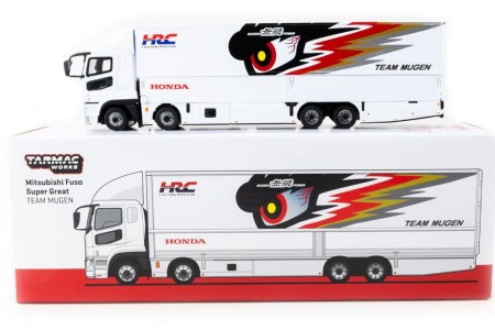 MITSUBISHI Fuso Super Great Team Mugen - HRC - Tarmac Works Scale 1:64 (T64T-TL001-MU)