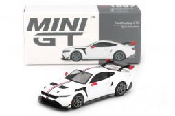 FORD MUSTANG GTD Spirit of America 2025 White - MiniGT Scale 1:64 (MGT01097L)