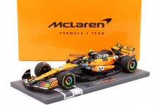 McLaren MCL39 Campeon del Mundo Ganador GP Monaco 2025 L. Norris - Minichamps Escala 1:18 (537252504)