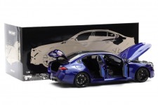 BMW M5 Limousine (G90) 2024 Blue Metallic - Minichamps Escala 1:18 (110023802)