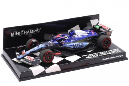 Visa Cash RACING BULLS VCARB-01 GP Singapore 2024 D. Ricciardo - Minichamps Escala 1:43 (417241803)