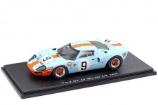 FORD GT 40 Gulf Ganador 24h LeMans 1968 P. Rodriguez / L. Bianchi - Spark Escala 1:43 (43LM68)