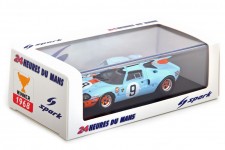 FORD GT 40 Gulf Ganador 24h LeMans 1968 P. Rodriguez / L. Bianchi - Spark Escala 1:43 (43LM68)
