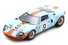 FORD GT 40 Gulf Ganador 24h LeMans 1968 P. Rodriguez / L. Bianchi - Spark Escala 1:43 (43LM68)