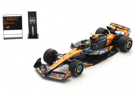 McLaren MCL39 Campeon Del Mundo 3rd GP Abu Dhabi 2025 Lando Norris - Spark Escala 1:43 (s9678)