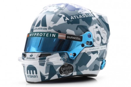 CASCO BELL Carlos Sainz Williams British GP 2025 - Spark Escala 1:5 (5HF218)