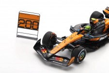 McLaren MCL39 Campeon del Mundo Ganador GP Hungria 2025 - 200 GP's - Spark Escala 1:43 (s9640)