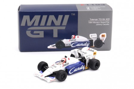 TOLEMAN TG184 Monaco GP 1984 Johnny Cecotto - MiniGT Escala 1:64 (MGT01193L)
