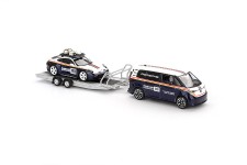 PORSCHE 911 Dakar / Volkswagen ID. Buzz Porsche Centrum Gelderland Roughroads Set - MiniGT Escala 1:64 (MGTS0019)