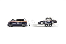 PORSCHE 911 Dakar / Volkswagen ID. Buzz Porsche Centrum Gelderland Roughroads Set - MiniGT Escala 1:64 (MGTS0019)