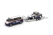 PORSCHE 911 Dakar / Volkswagen ID. Buzz Porsche Centrum Gelderland Roughroads Set - MiniGT Escala 1:64 (MGTS0019)