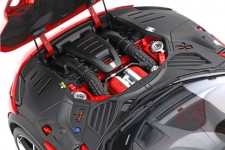 FERRARI Purosangue 2022 Rosso Corsa - Con Vitrina - BBR Escala 1:18 (HE180052ADIE-V)