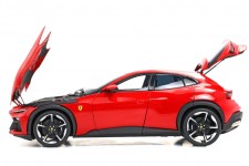 FERRARI Purosangue 2022 Rosso Corsa - Con Vitrina - BBR Escala 1:18 (HE180052ADIE-V)