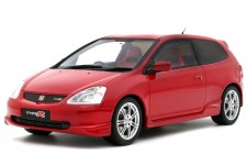 HONDA Civic Type R EP3 2005 Milano Red - OttoMobile Escala 1:18 (OT1261)