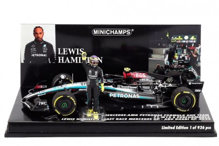 MERCEDES W15 Ultimo GP En Mercedes GP Abu Dhabi 2024 L. Hamilton - Minichamps Escala 1:43 (410242444)