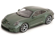PORSCHE 911 (992) S/T 2023 Green Metallic - Norev Scale 1:12 (127552)
