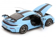 PORSCHE 911 (992) GT3 Weissach Package 2025 Gulf Blue - Norev Escala 1:18 (187000)