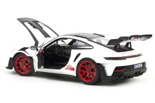 PORSCHE 911 (992) GT3 RS Weissach Package Coupe 2022 White - Norev Scale 1:18 (187373)