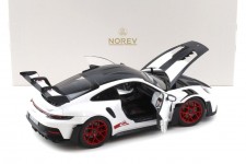 PORSCHE 911 (992) GT3 RS Weissach Package Coupe 2022 White - Norev Escala 1:18 (187373)