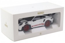 PORSCHE 911 (992) GT3 RS Weissach Package Coupe 2022 White - Norev Scale 1:18 (187373)