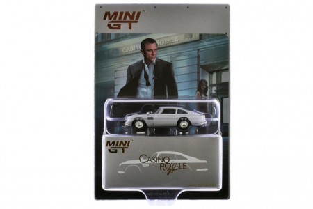 ASTON MARTIN DB5 Casino Royale English Blister 2006 - MiniGT Escala 1:64 (MGT00909-007E)