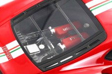 FERRARI 360 Challenge Stradale With Italian Stripe 2003 Rosso Corsa - BBR Escala 1:18 (P18262A)