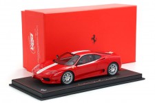 FERRARI 360 Challenge Stradale With Italian Stripe 2003 Rosso Corsa - BBR Escala 1:18 (P18262A)