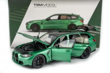BMW M3 Touring M (G81) 2021 Green Metallic - TrueScale Escala 1:18 (TSM181030)