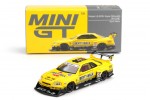 NISSAN LB-ER34 Super Silhouette Skyline Sport Yellow 2025 - MiniGT Escala 1:64 (MGT01182R)
