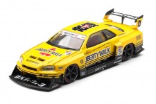 NISSAN LB-ER34 Super Silhouette Skyline Sport Yellow 2025 - MiniGT Scale 1:64 (MGT01182R)