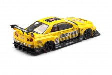 NISSAN LB-ER34 Super Silhouette Skyline Sport Yellow 2025 - MiniGT Escala 1:64 (MGT01182R)
