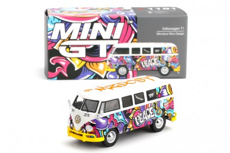 VOLKSWAGEN T1 Microbus Mizu Design 1967 - MiniGT Escala 1:64 (MGT01191L)
