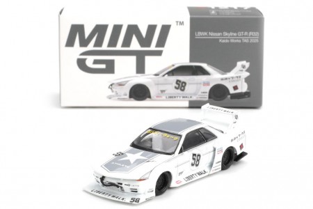 NISSAN Skyline GT-R (R32) Kaido Works TAS 2025 - MiniGT Scale 1:64 (MGT01217R)