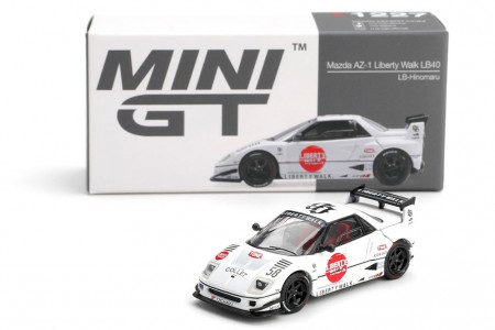 MAZDA AZ-1 Liberty Walk LB40 LB-Hinomaru 2025 - MiniGT Scale 1:64 (MGT01227R)