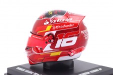 CASCO BELL Charles Leclerc GP Abu Dhabi 2024 Ferrari - LookSmart Escala 1:5 (LSHEL017)