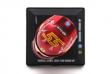 BELL HELMET Carlos Sainz GP Abu Dhabi 2024 Ferrari - LookSmart Scale 1:5 (LSHEL018)