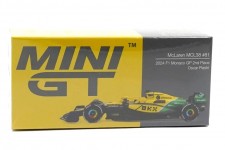 McLaren MCL38 2nd GP Monaco 2024 Oscar Piastri - MiniGT Escala 1:64 (MGT01165L)