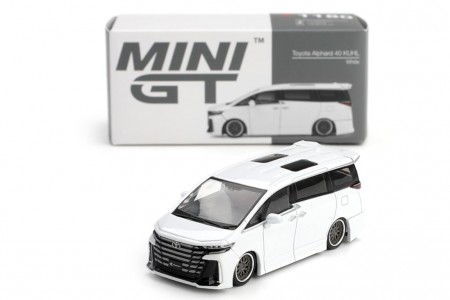 TOYOTA Vellfire 40 KUHL 2025 White - MiniGT Scale 1:64 (MGT01180L)