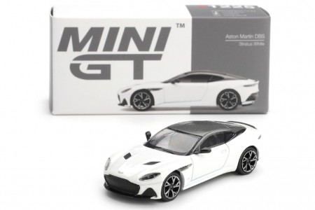 ASTON MARTIN DBS Stratus 2024 White - MiniGT Escala 1:64 (MGT01225L)
