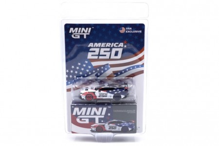Ford MUSTANG GTD America 250 2026 - MiniGT Escala 1:64 (MGT01301BL)
