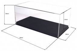 BBR SHOWCASE Leather Black - Escala 1/18 - 32,3 x 16,0 x 13,5 cm (VET804B)