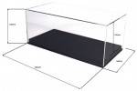 VITRINA BBR Cuero Negra - Escala 1/18 - 32,3 x 16,0 x 13,5 cm (VET1804B1) VITRINA BBR Cuero Negra - Escala 1/18 - 32,3 x 16,0 x 13,5 cm (VET804B)