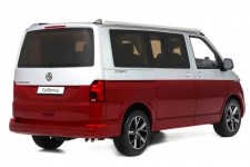 VOLKSWAGEN T6.1 2021 California Red / Silver - OttoMobile Escala 1:18 (OT1342)