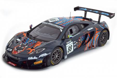 McLaren 12C GT3 24h Spa 2013 Barff / Goodwin / Senna - TrueScale Escala 1:18 (TSM141823R)