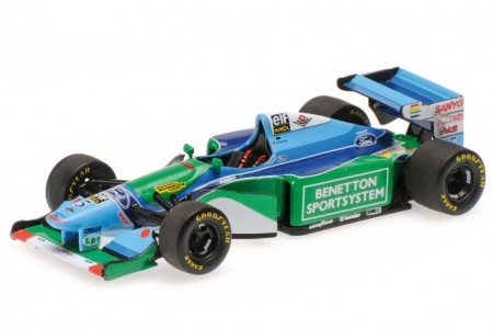 BENETTON Ford B194 Ganador GP F1 Monaco y Campeon del Mundo 1994 M.Schumacher - Minichamps Escala 1:43 (400940005)