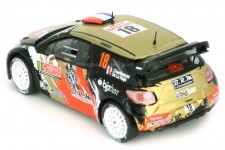 CITROEN DS3 WRC Rally Monte Carlo 2015 S. Chardonnet / T. De La Haye - Ixo Escala 1:43 (DCC15011)