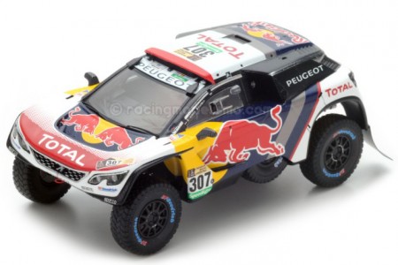 PEUGEOT 3008 DKR Dakar 2017 C. Despres / D. Castera - Spark Escala 1:43 (S5612)